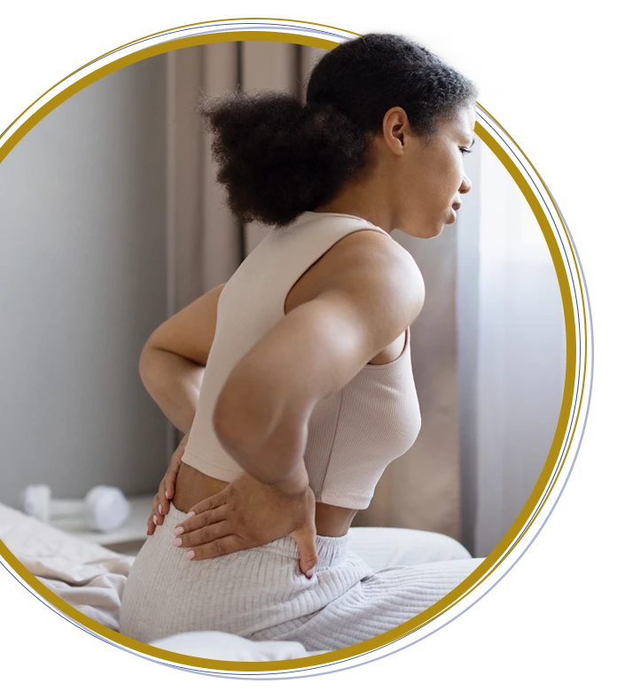 Black Woman Lower Back Pain